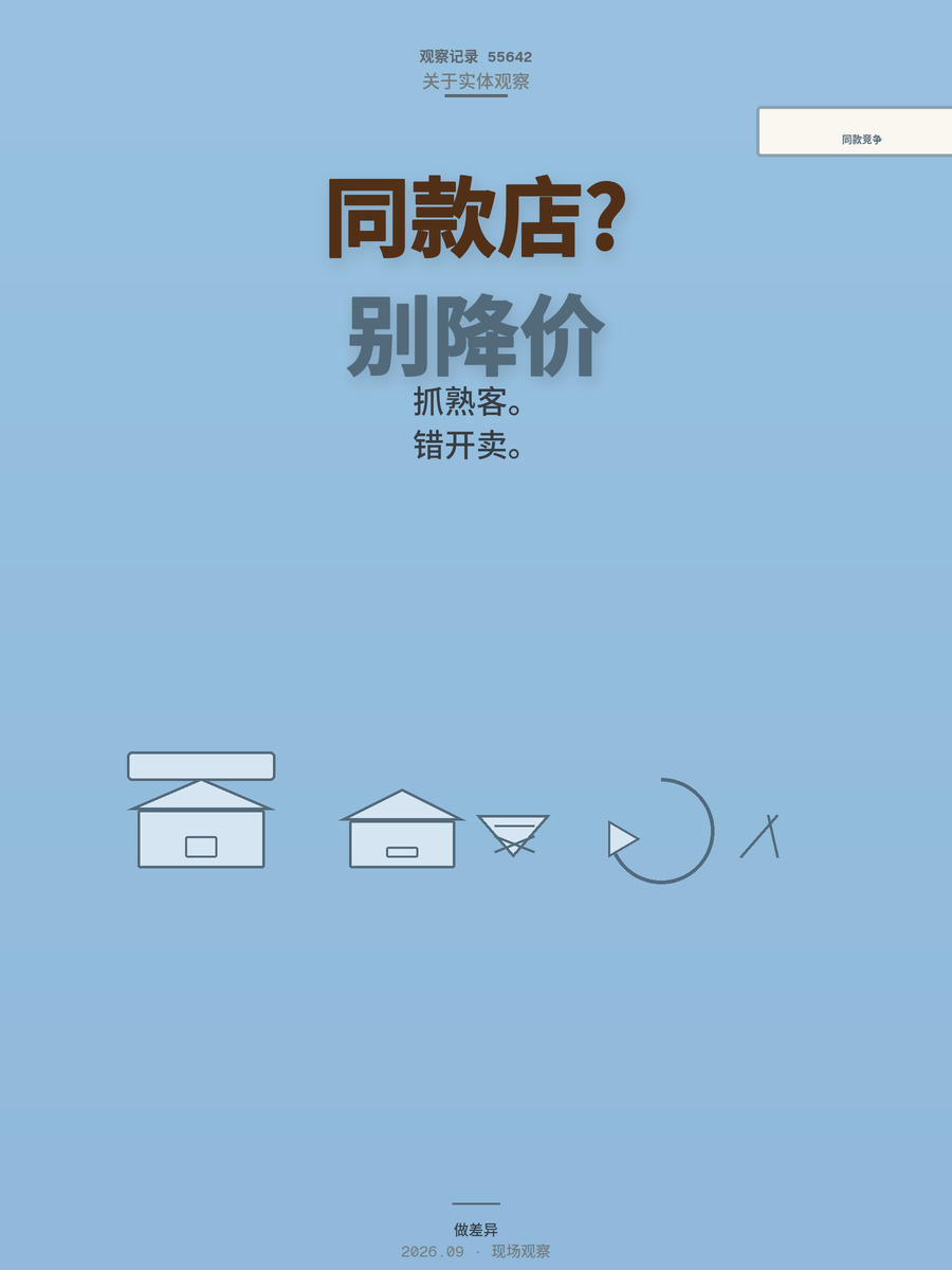 隔壁开了同款店生意被分走一半？小老板先做好这三件事