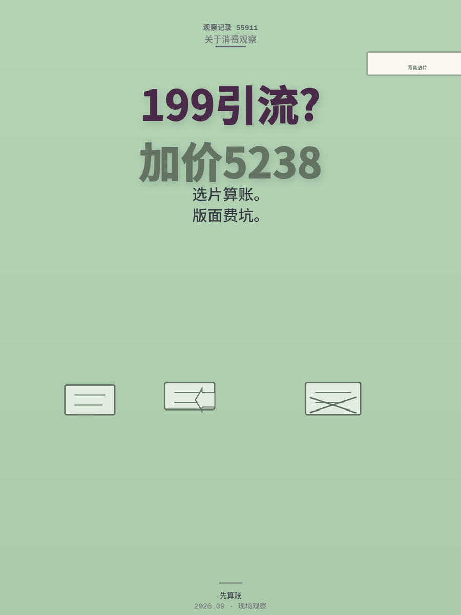 199写真最后刷了5238元，选片师的话术你识破过几句？