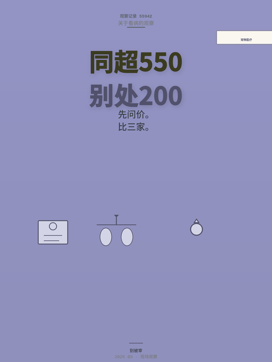 宠物看病没医保，腹部超声多花350？先问价再签字能省一半