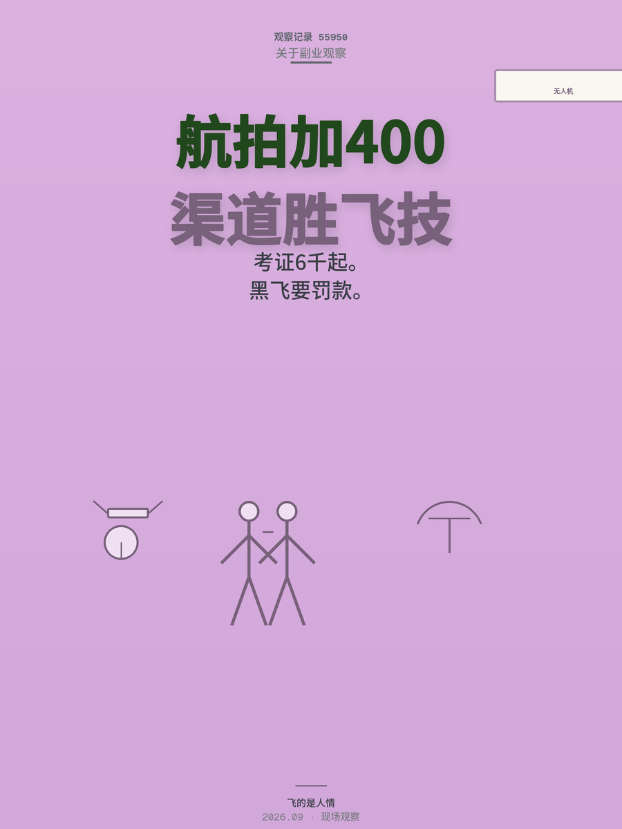 县城婚礼加个航拍多收400块，无人机赚钱靠的不是飞技是渠道
