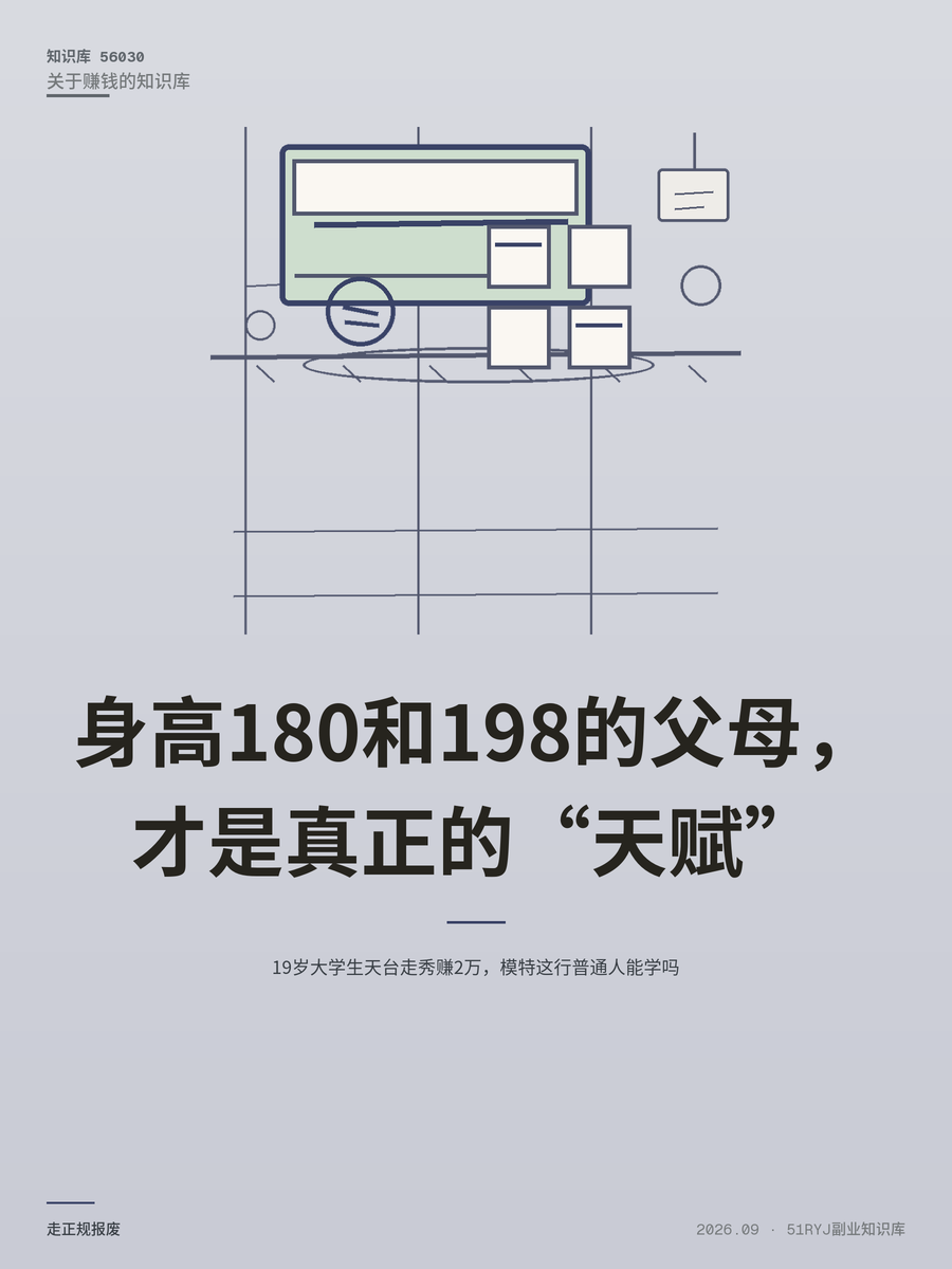 19岁大学生天台走秀赚2万，模特这行普通人能学吗