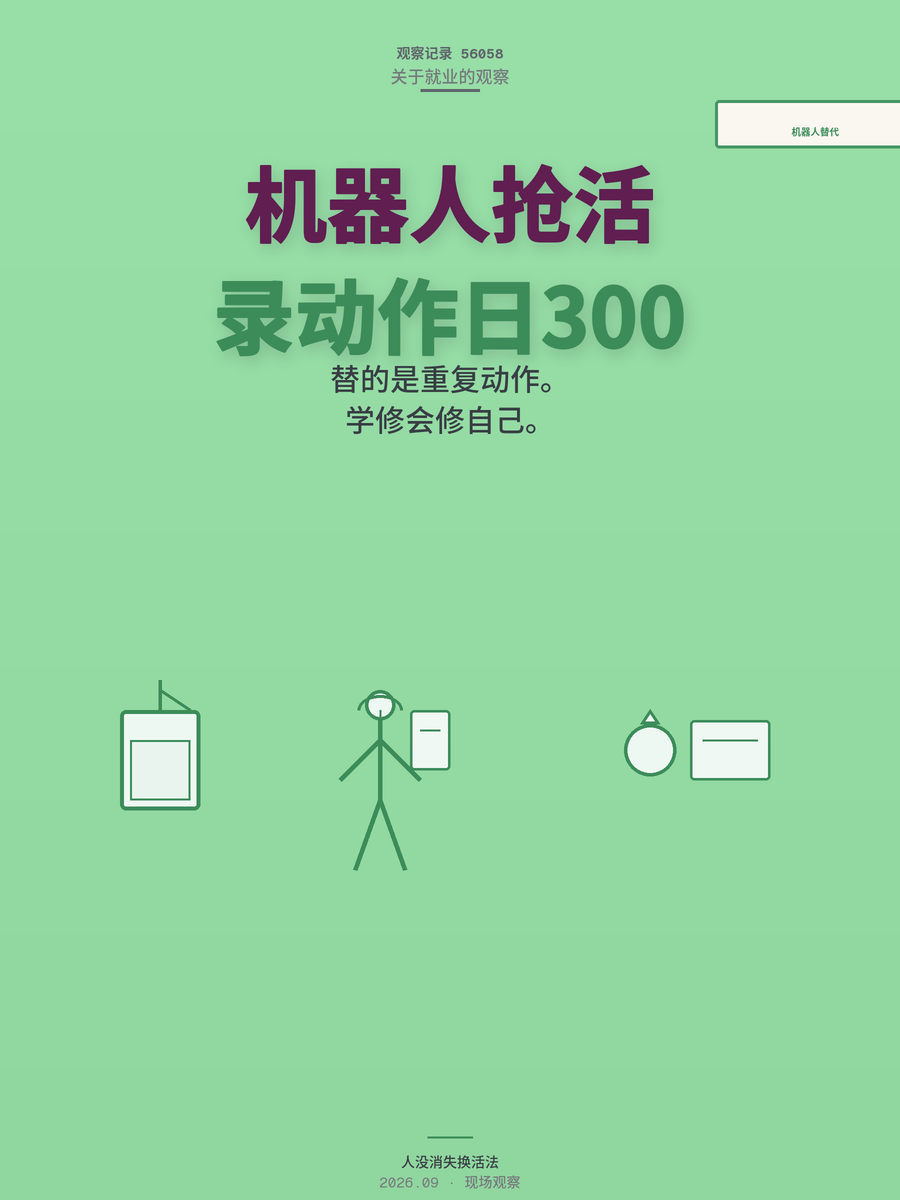 机器人抢工作？先被替的是重复劳动，武汉宝妈靠录动作日赚300