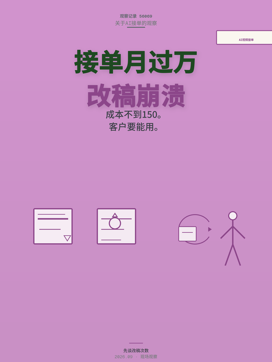 AI视频接单月入过万？把这条账算清再决定做不做