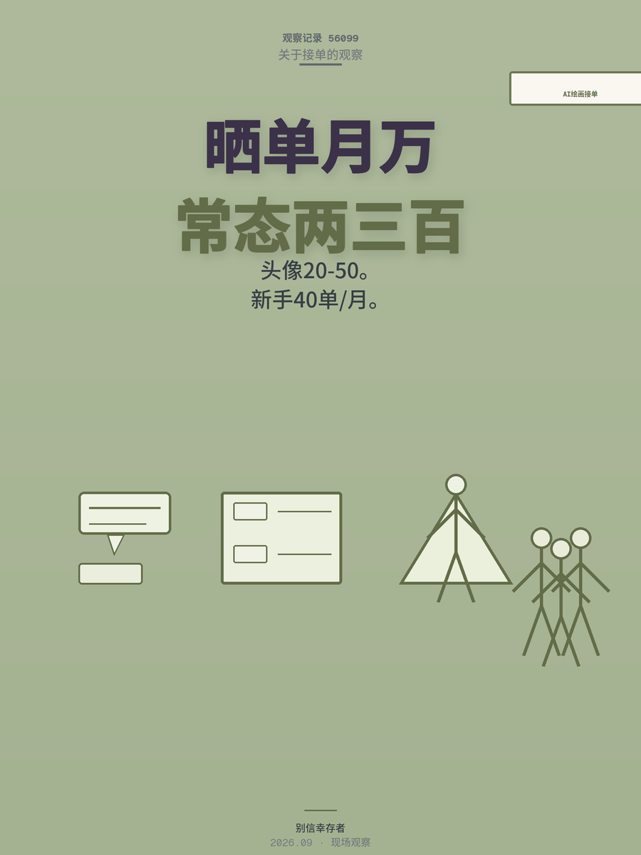 AI绘画接单新手月入多少？真实账本算给你看