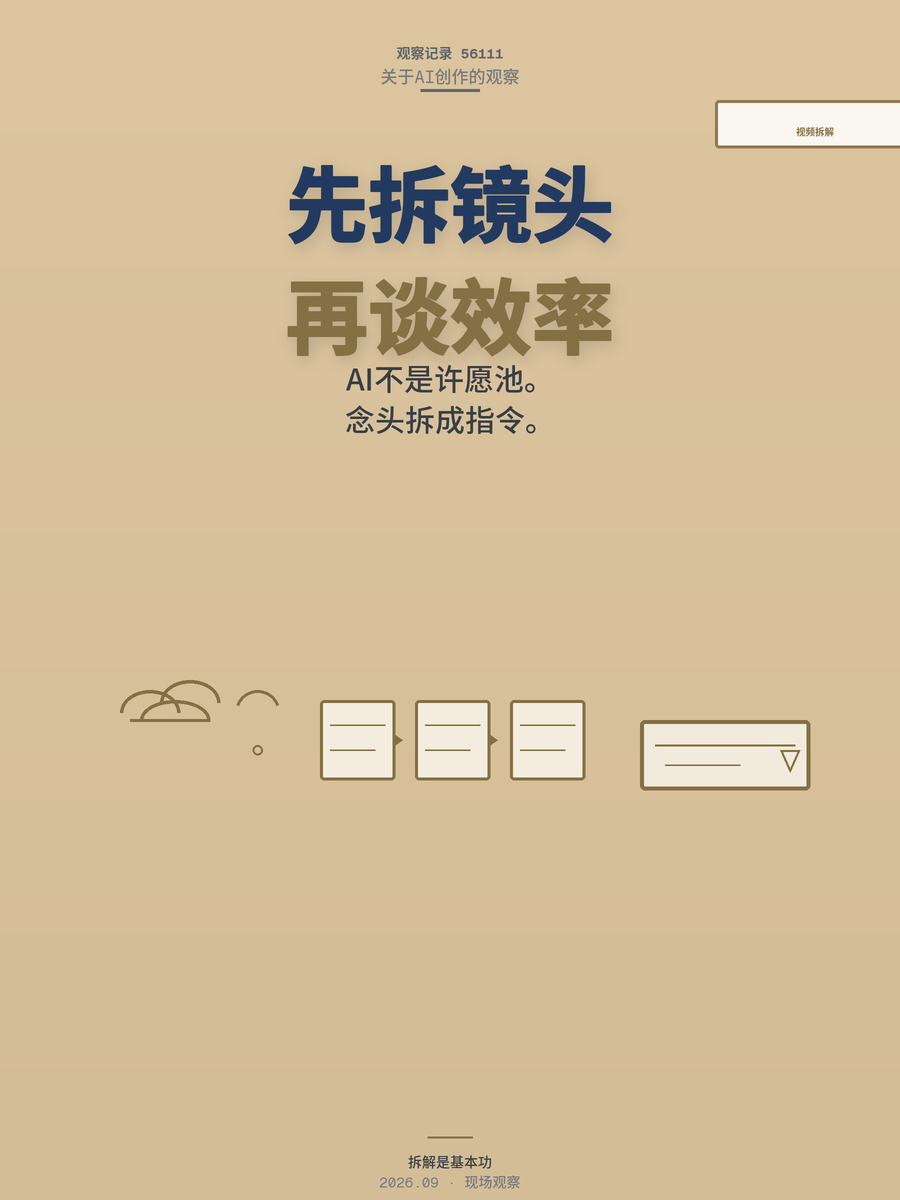 剪视频还在逐帧拖素材？先把拆解这步练熟再谈效率