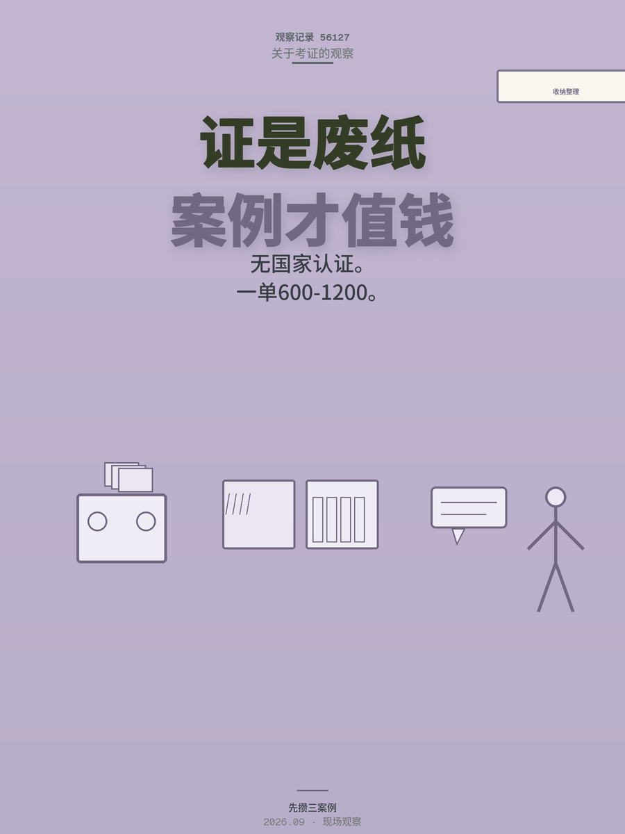 收纳整理师不用考证？先别报名，这笔账我给你算明白