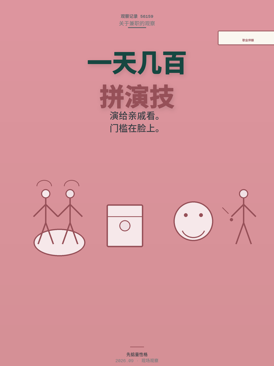 职业伴娘一天赚多少？日结兼职的隐性门槛是什么