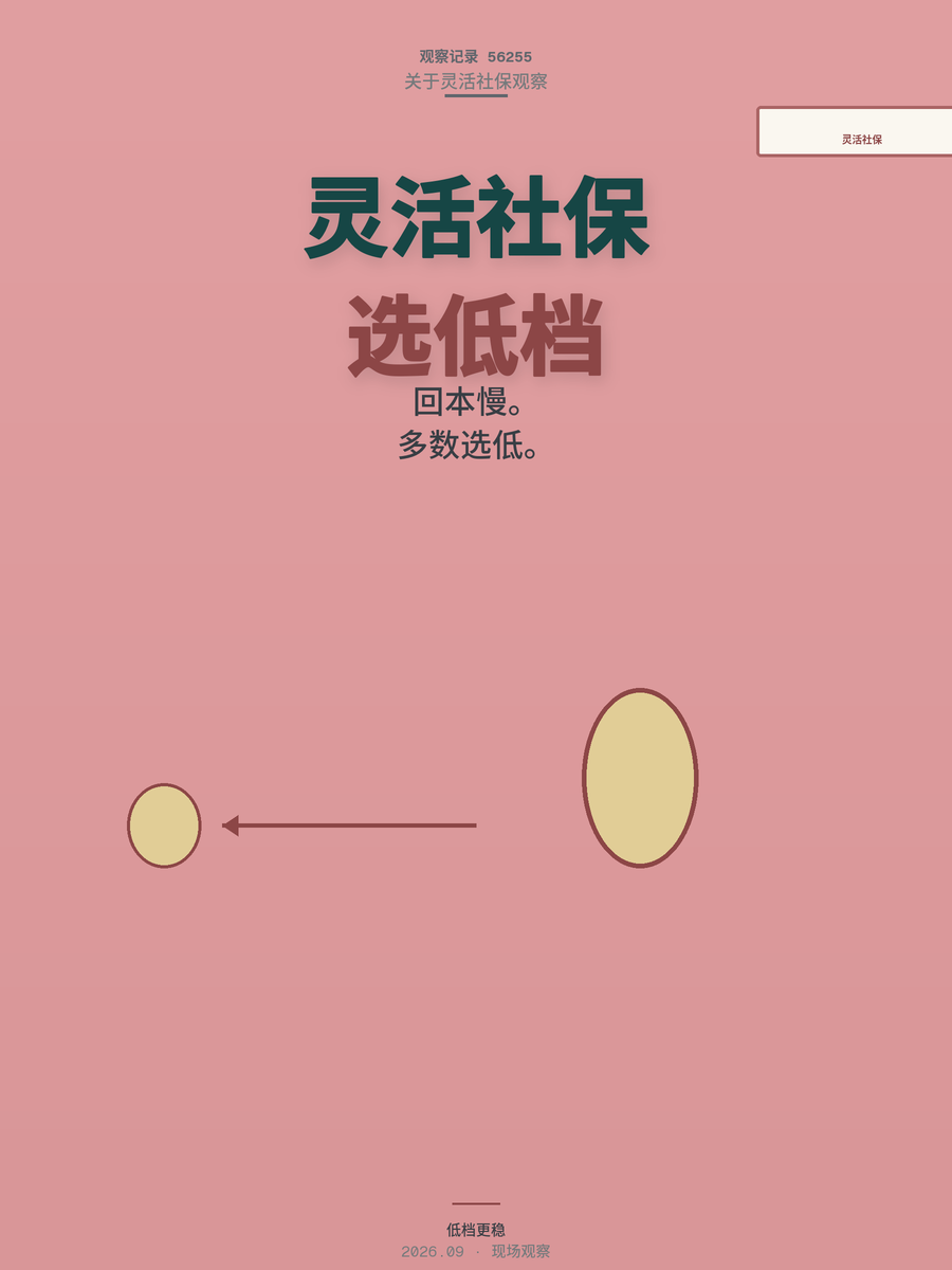 灵活就业社保交300%还是60%？算完回本周期，多数人该选低档