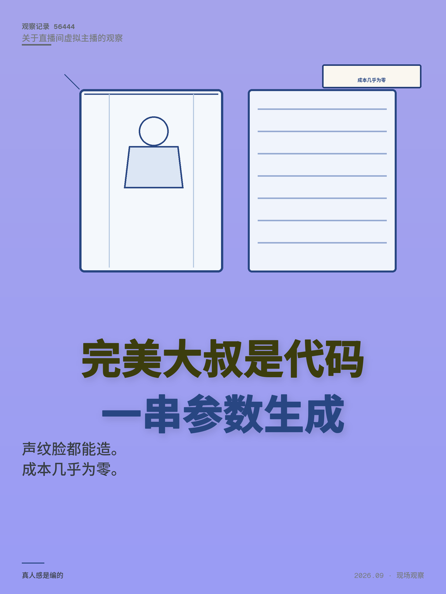 直播间里年入千万的完美大叔，可能只是一串代码