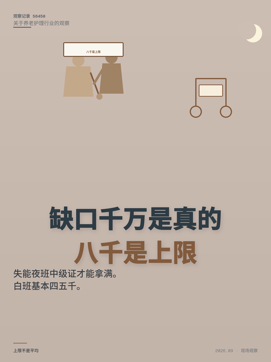 养老护理月薪8000缺口1000万，年轻人入行是机会还是坑？