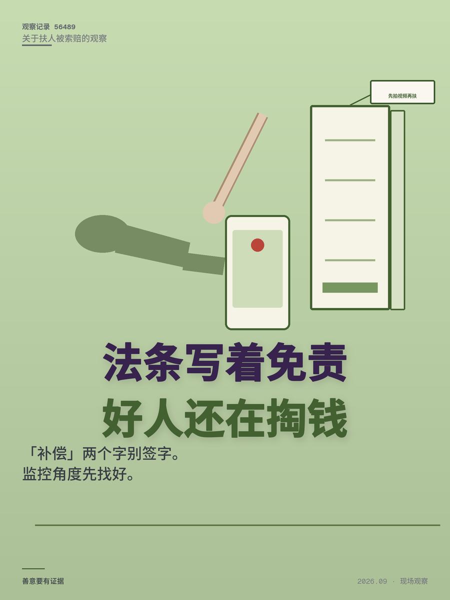 民法典184条明明写了扶人不担责，为什么好人还在被调解员劝着掏钱