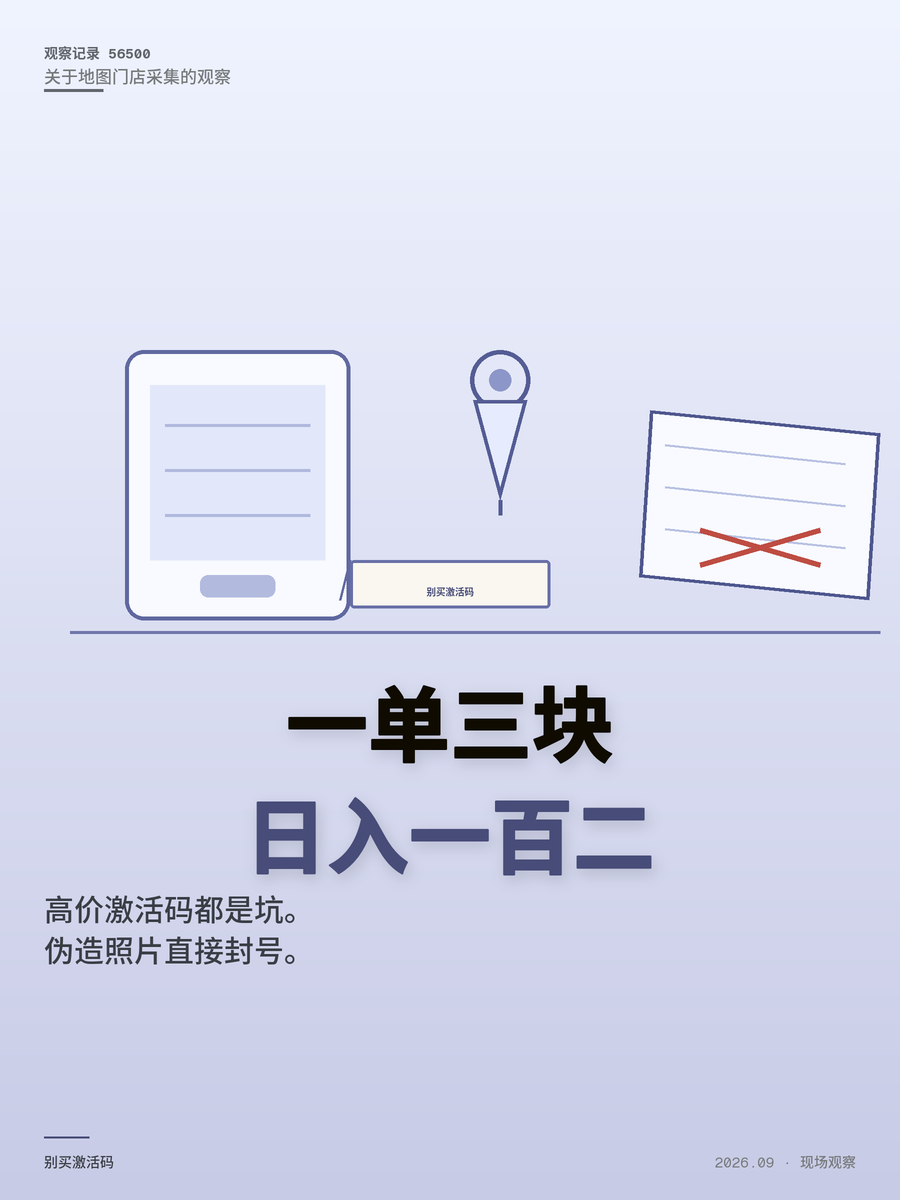 地图门店采集单3-10元真吗？日入120怎么算出来的