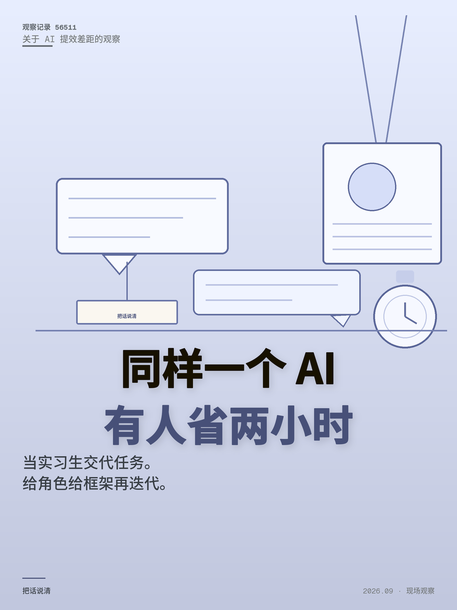 AI提效的差距不在工具，在你会不会把话说清楚