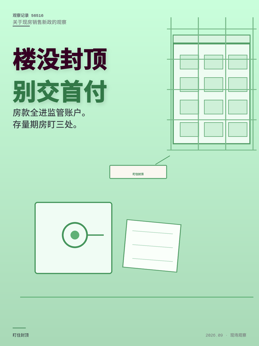 现房销售新政来了，存量期房合同的坑还得自己盯