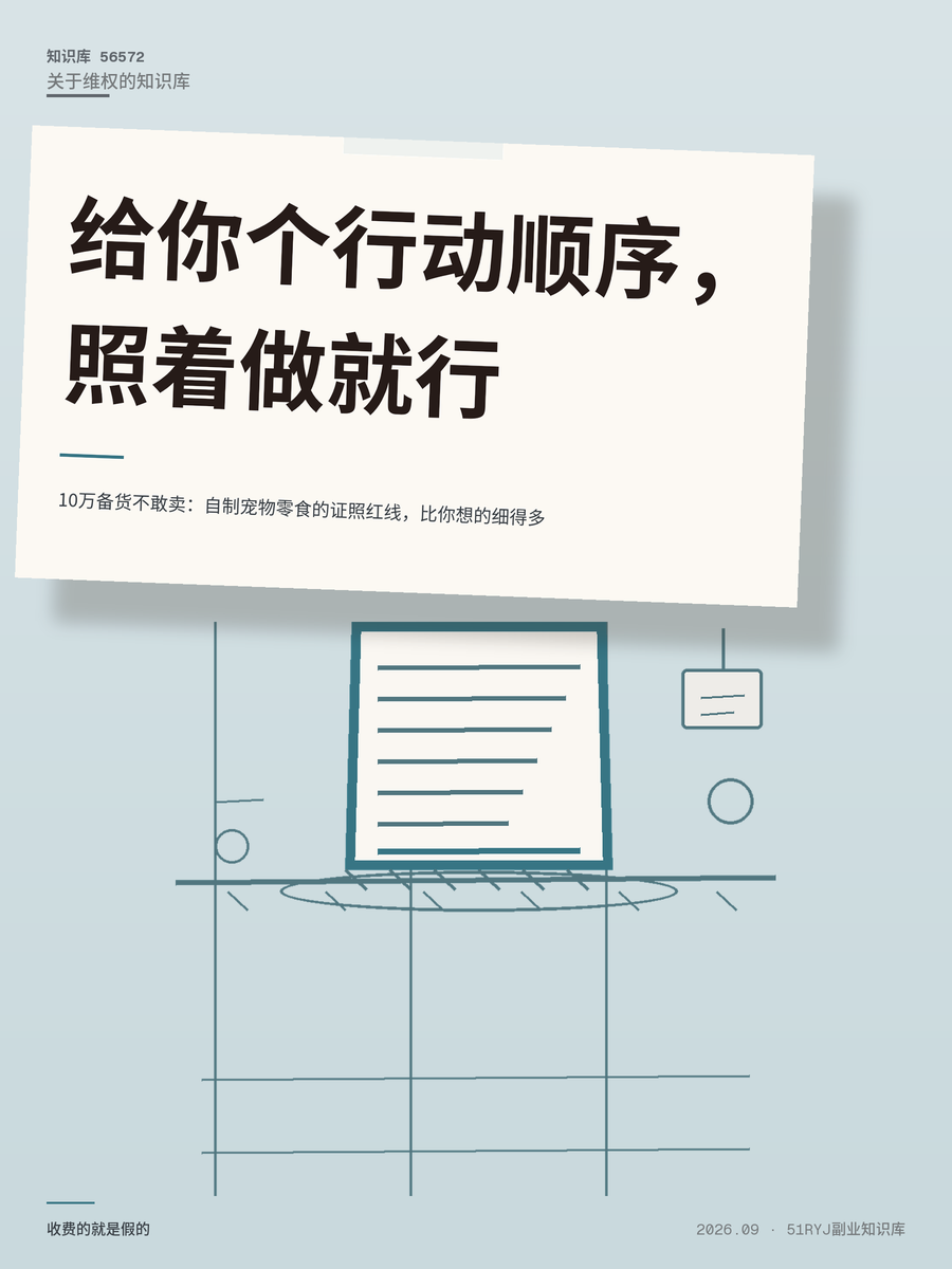10万备货不敢卖：自制宠物零食的证照红线，比你想的细得多