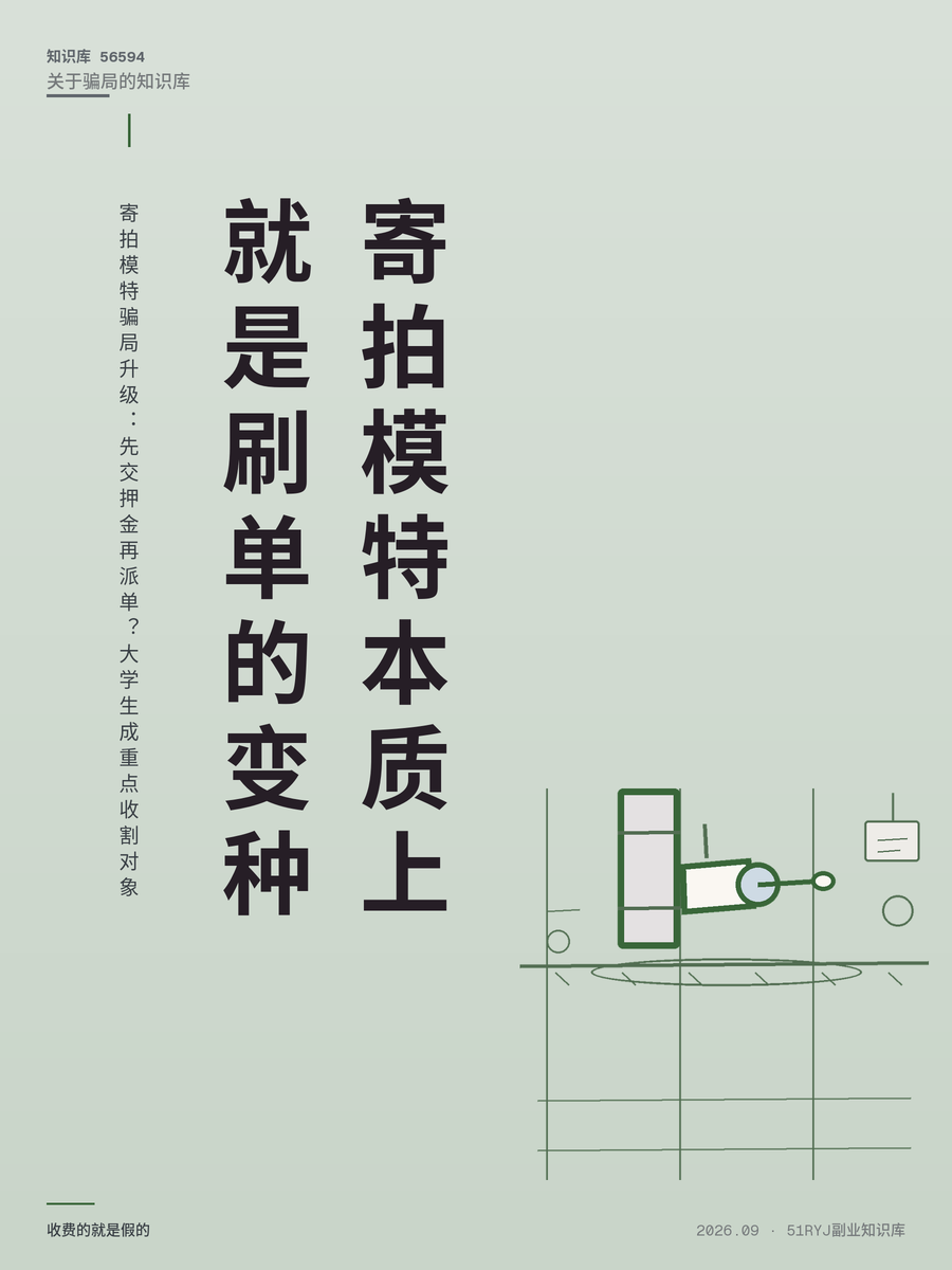 寄拍模特骗局升级：先交押金再派单？大学生成重点收割对象