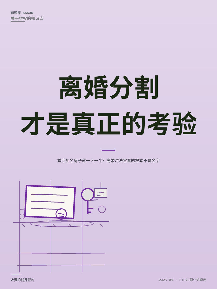 婚后加名房子就一人一半？离婚时法官看的根本不是名字