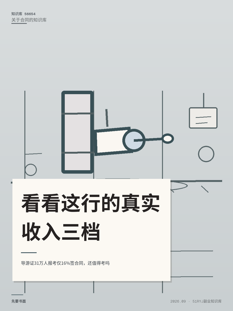 导游证31万人报考仅16%签合同，还值得考吗
