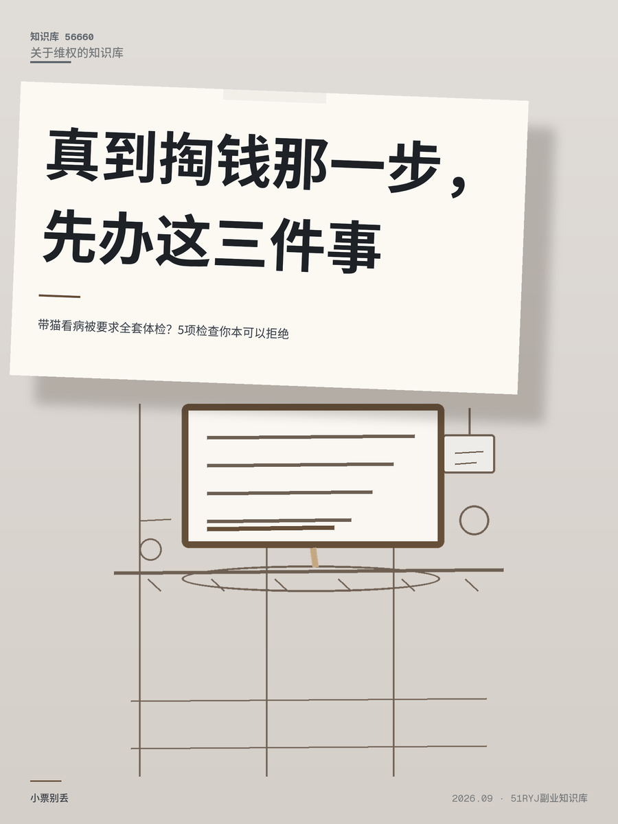 带猫看病被要求全套体检？5项检查你本可以拒绝