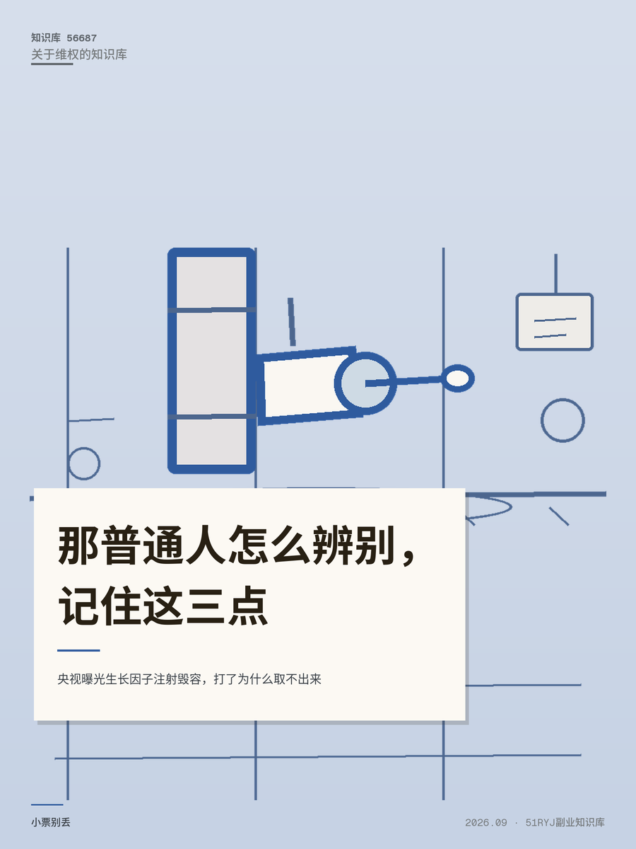 央视曝光生长因子注射毁容，打了为什么取不出来