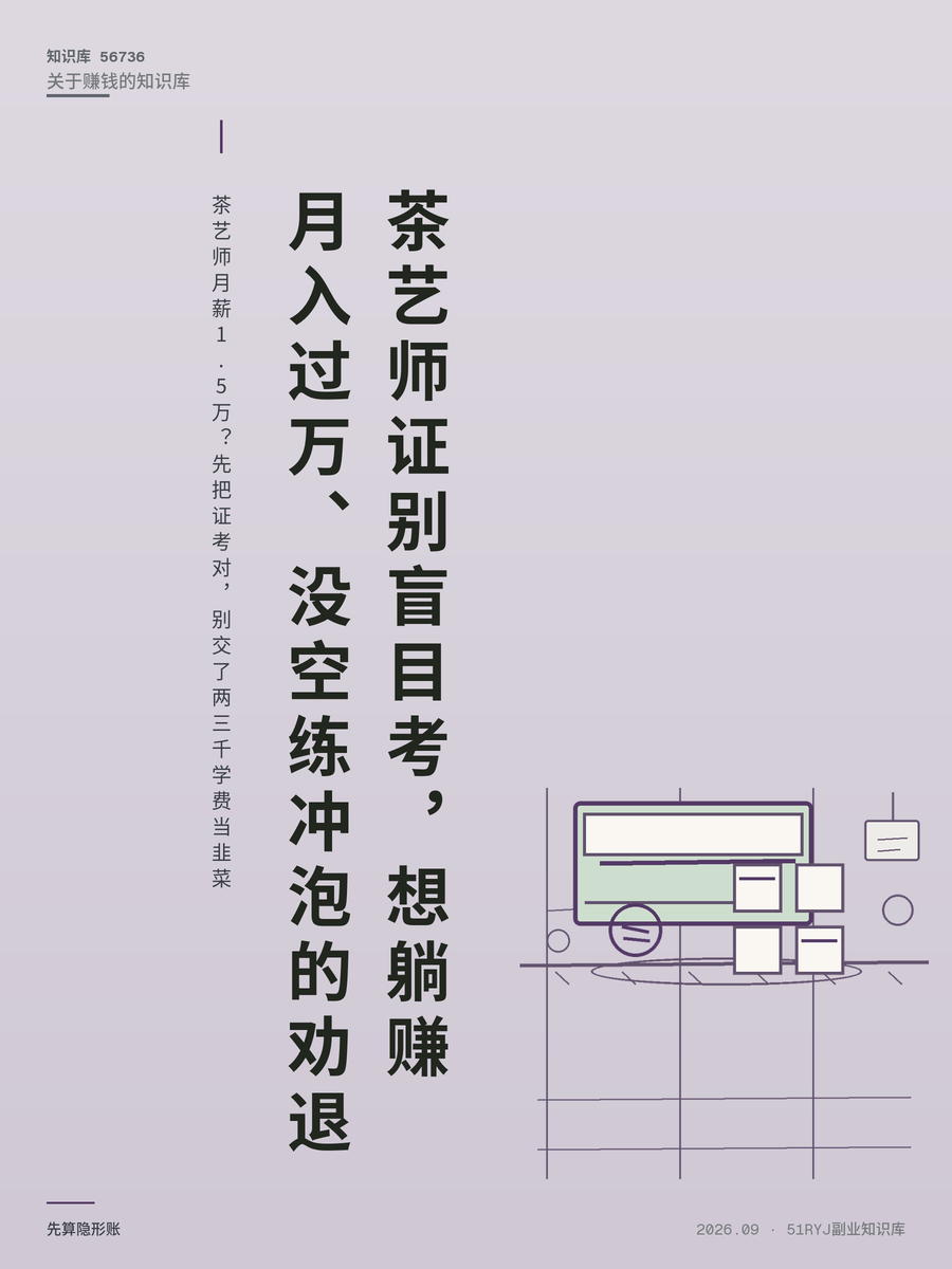 茶艺师月薪1.5万？先把证考对，别交了两三千学费当韭菜