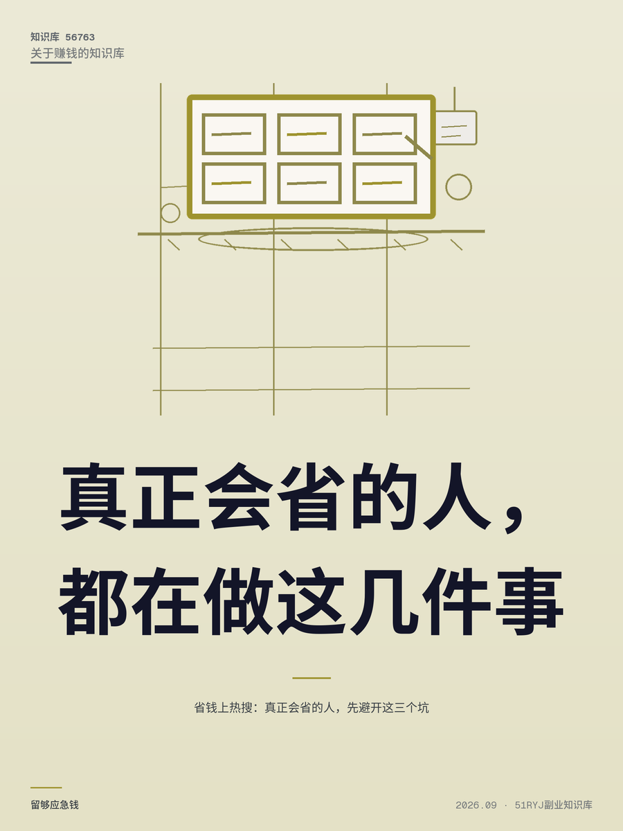 省钱上热搜：真正会省的人，先避开这三个坑