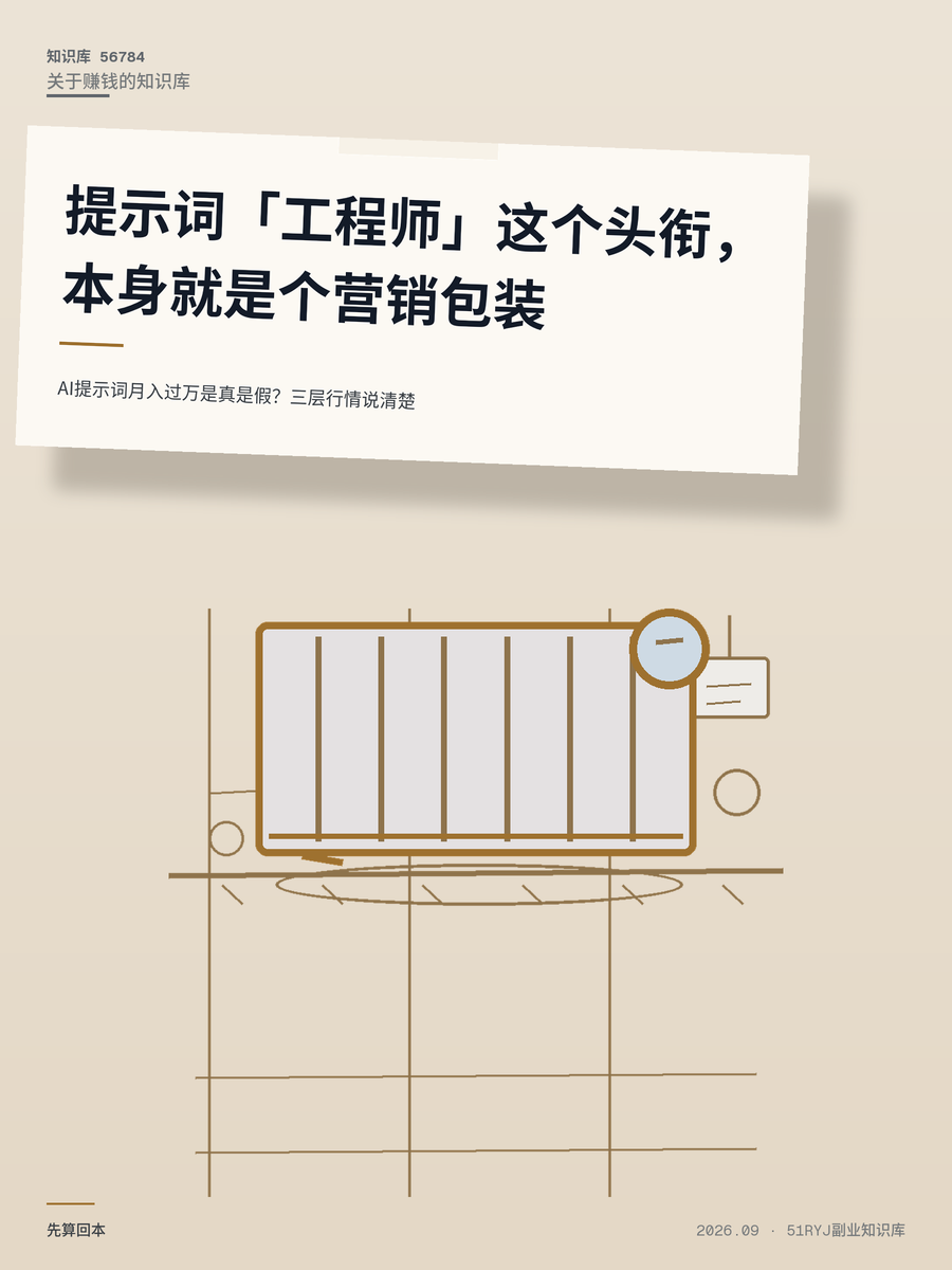 AI提示词月入过万是真是假？三层行情说清楚