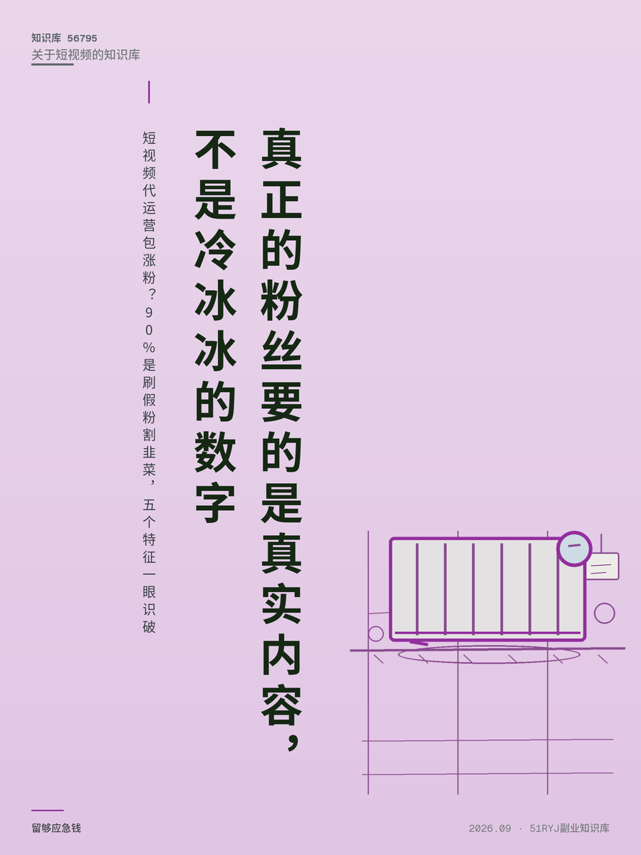 短视频代运营包涨粉？90%是刷假粉割韭菜，五个特征一眼识破