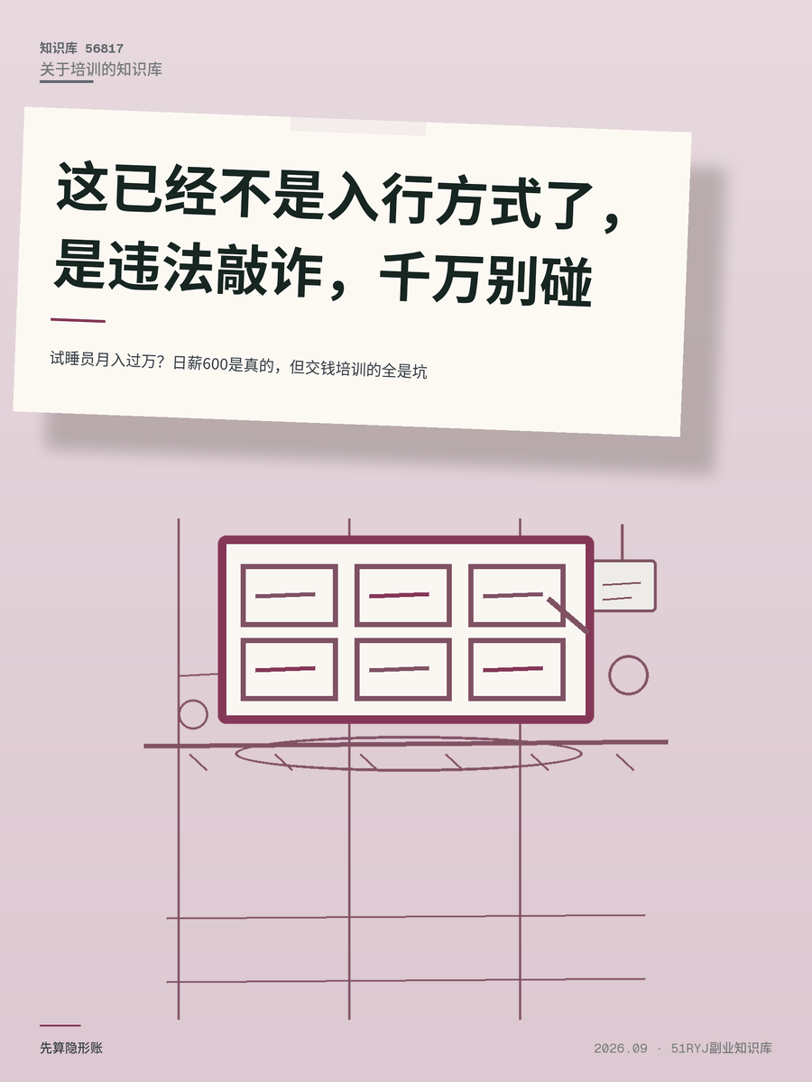 试睡员月入过万？日薪600是真的，但交钱培训的全是坑