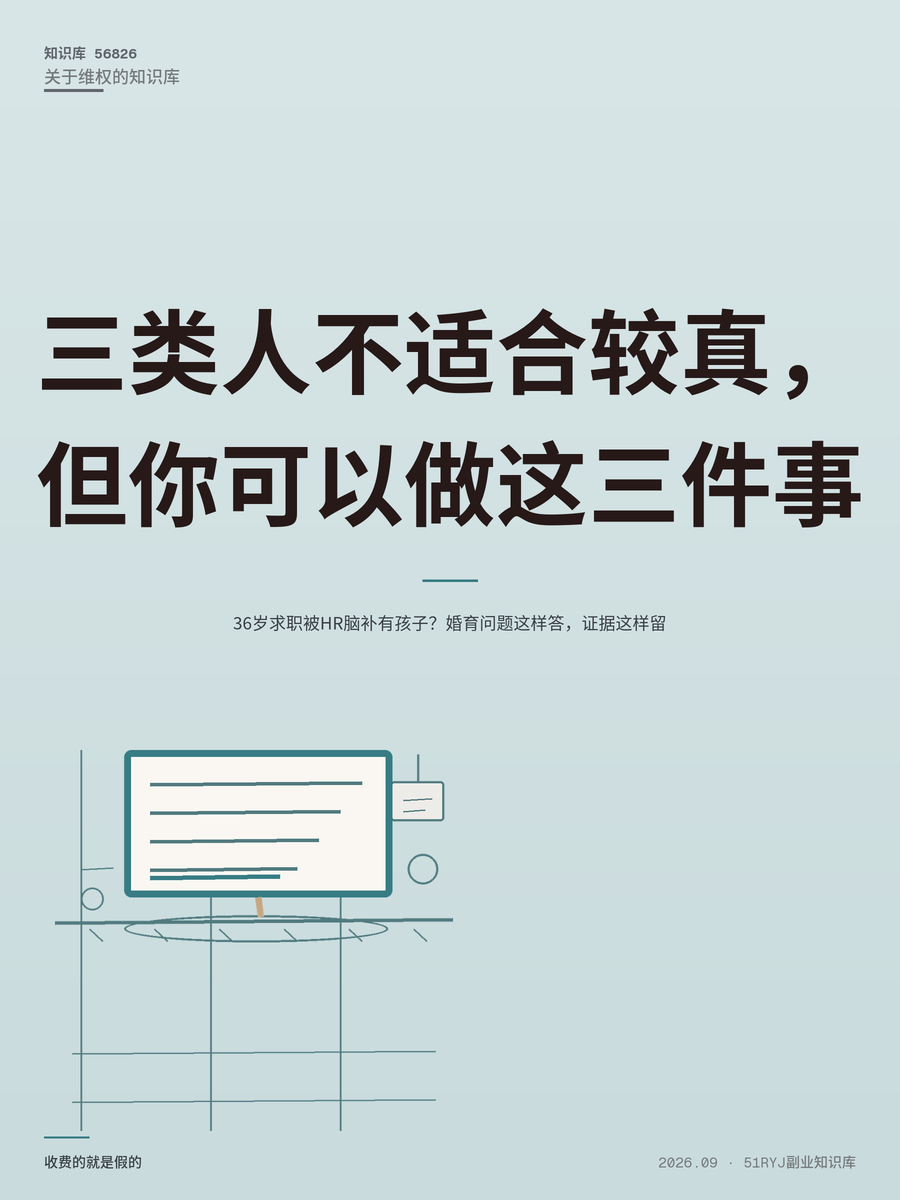 36岁求职被HR脑补有孩子？婚育问题这样答，证据这样留