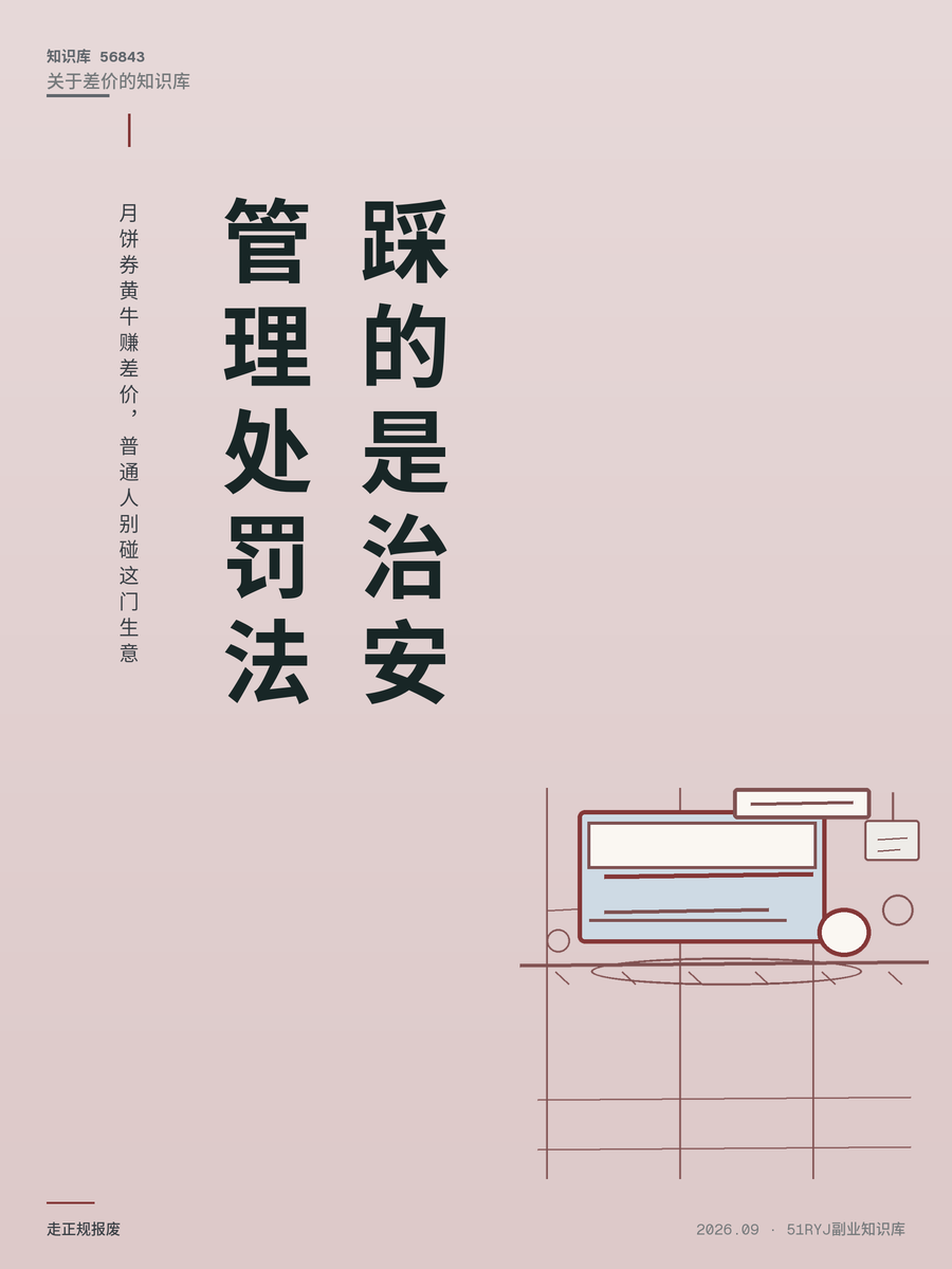 月饼券黄牛赚差价，普通人别碰这门生意