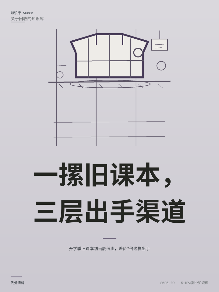 开学季旧课本别当废纸卖，差价7倍这样出手