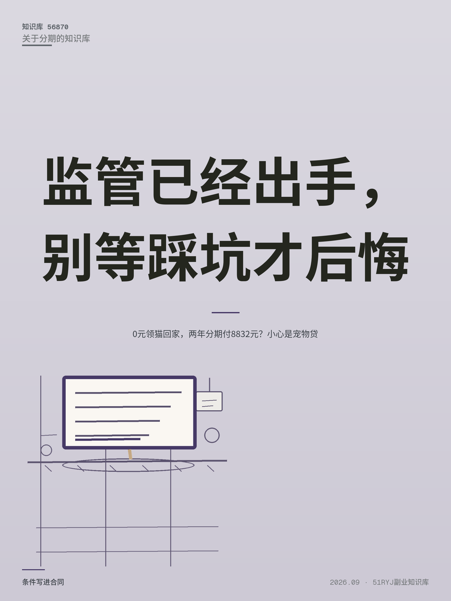0元领猫回家，两年分期付8832元？小心是宠物贷