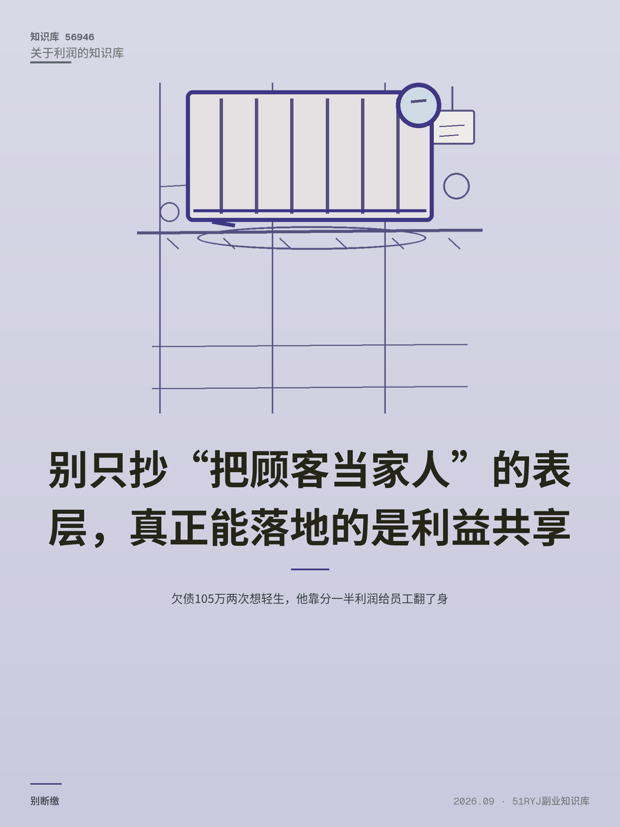 欠债105万两次想轻生，他靠分一半利润给员工翻了身