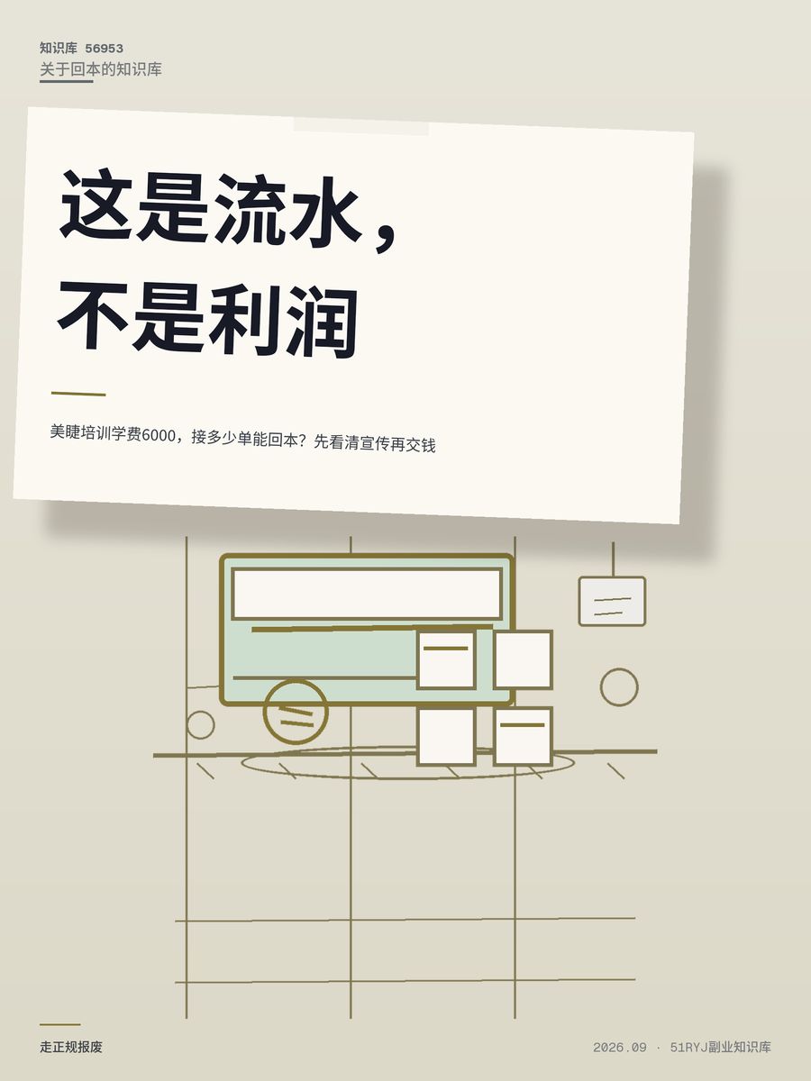美睫培训学费6000，接多少单能回本？先看清宣传再交钱