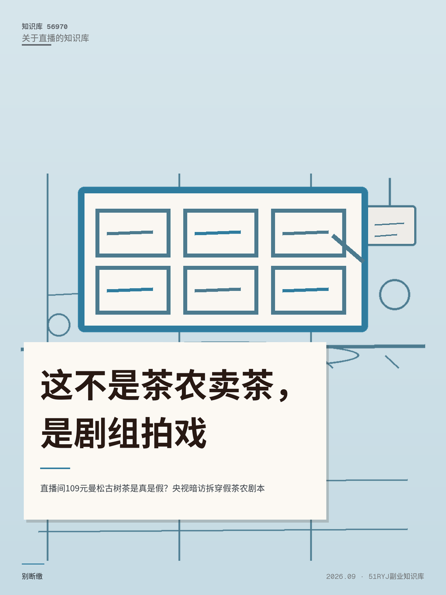 直播间109元曼松古树茶是真是假？央视暗访拆穿假茶农剧本