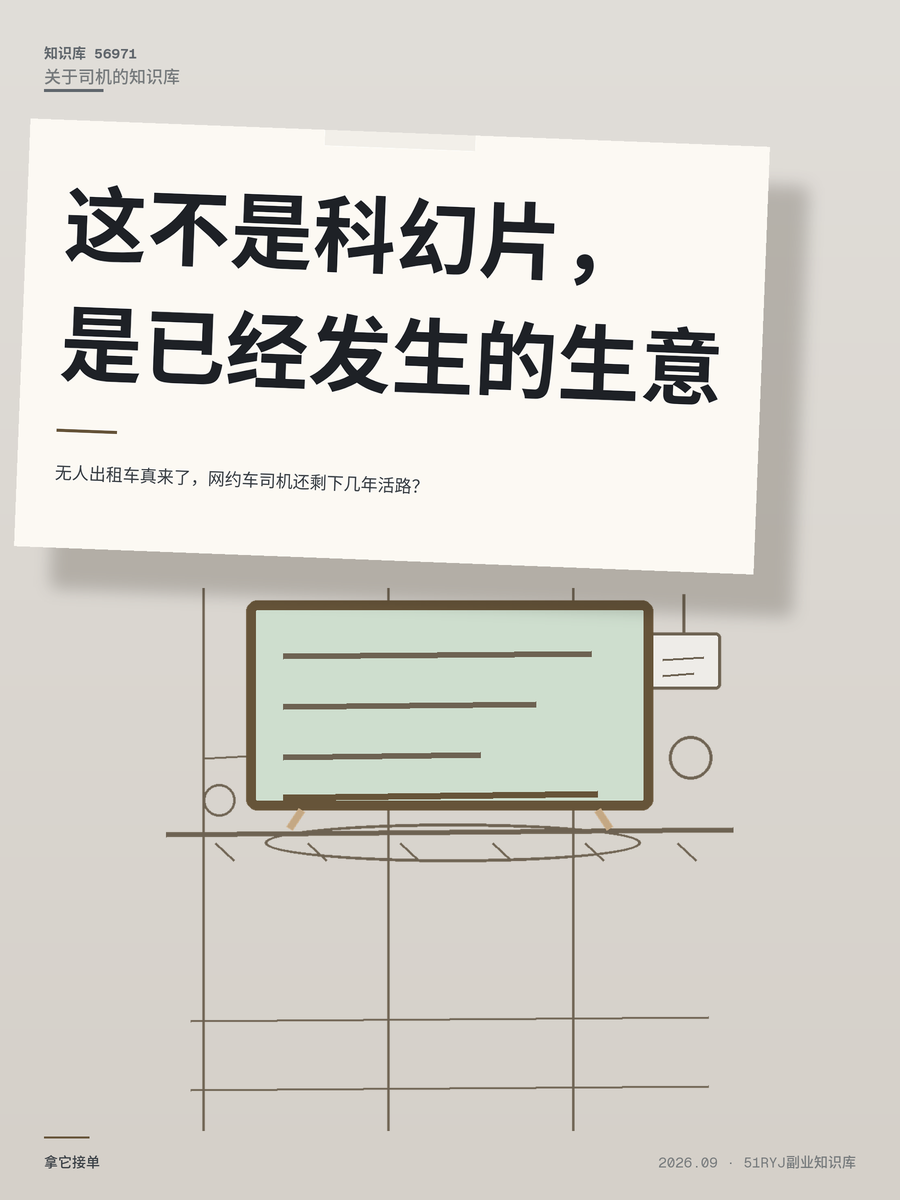 无人出租车真来了，网约车司机还剩下几年活路？