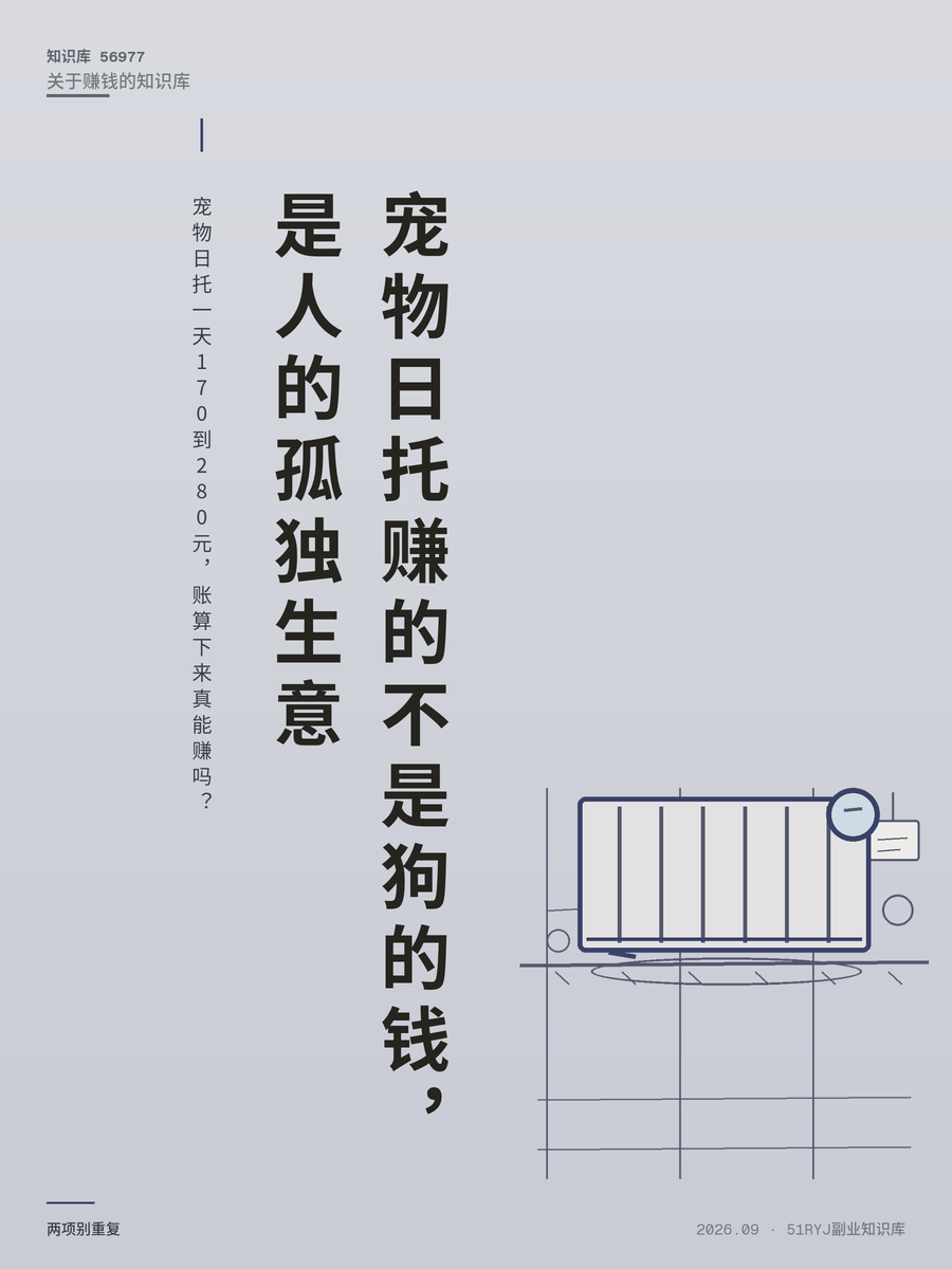宠物日托一天170到280元，账算下来真能赚吗？