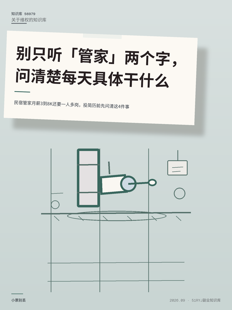 民宿管家月薪3到8K还要一人多岗，投简历前先问清这4件事