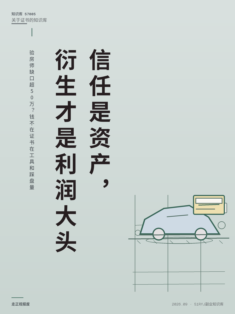 验房师缺口超50万？钱不在证书在工具和踩盘量