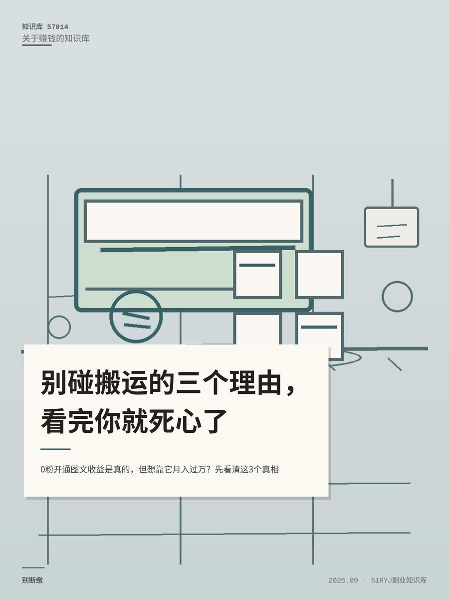 0粉开通图文收益是真的，但想靠它月入过万？先看清这3个真相