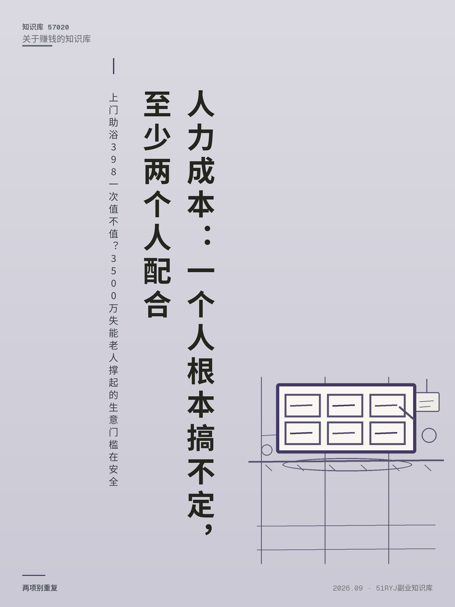 上门助浴398一次值不值？3500万失能老人撑起的生意门槛在安全