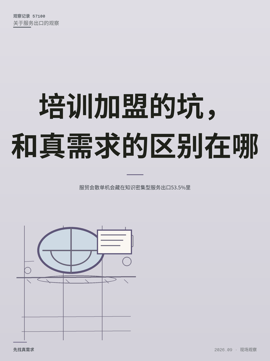 服贸会散单机会藏在知识密集型服务出口53.5%里