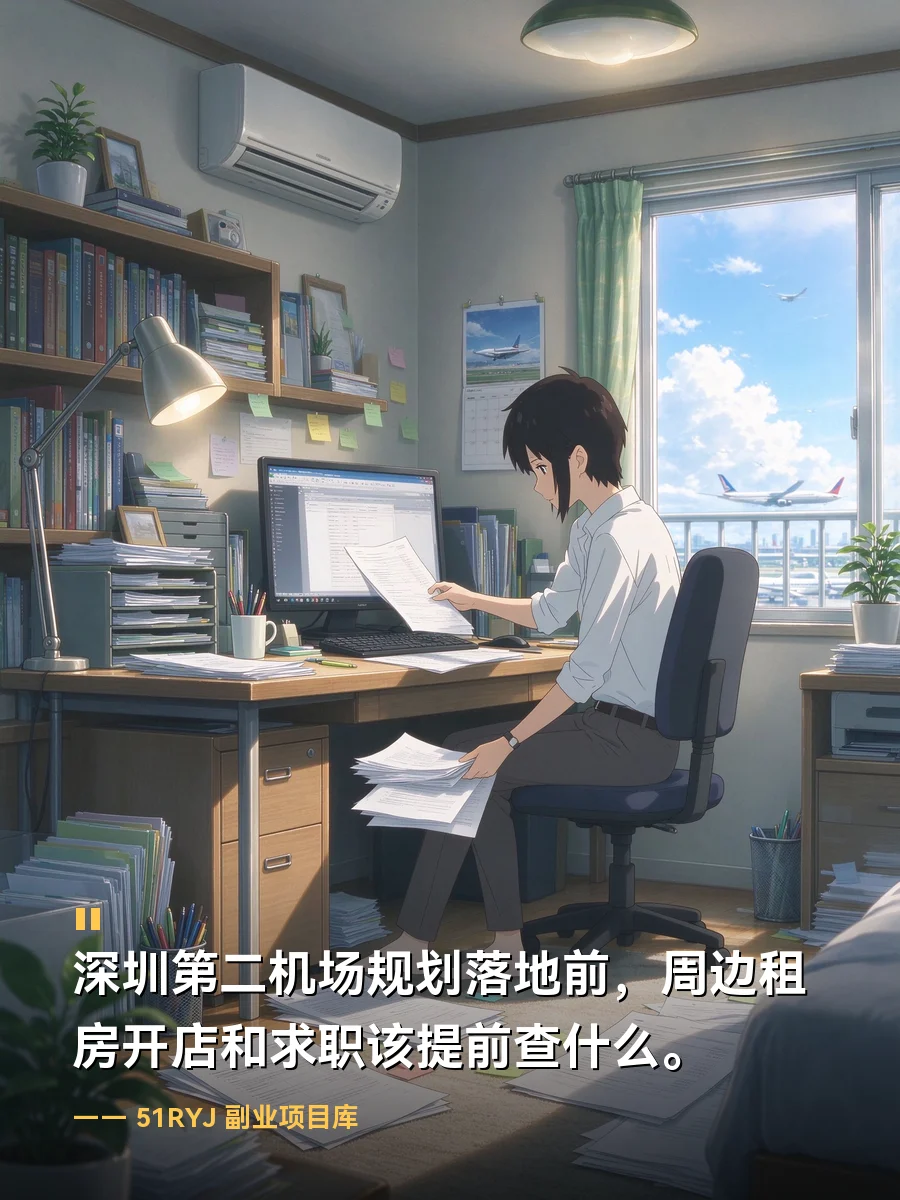 深圳第二机场规划落地前，周边租房开店和求职该提前查什么