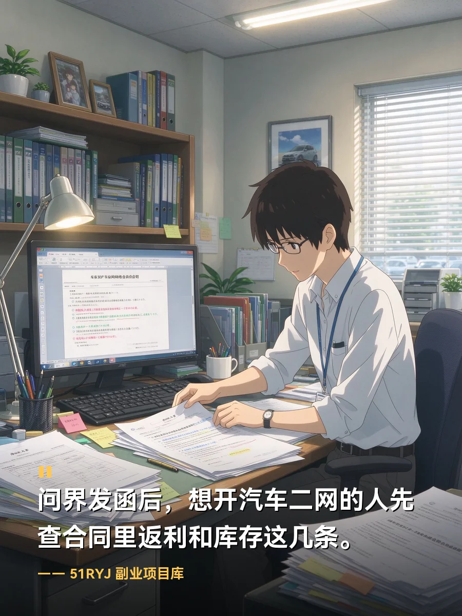 问界发函后，想开汽车二网的人先查合同里返利和库存这几条