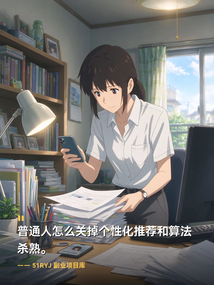 普通人怎么关掉个性化推荐和算法杀熟