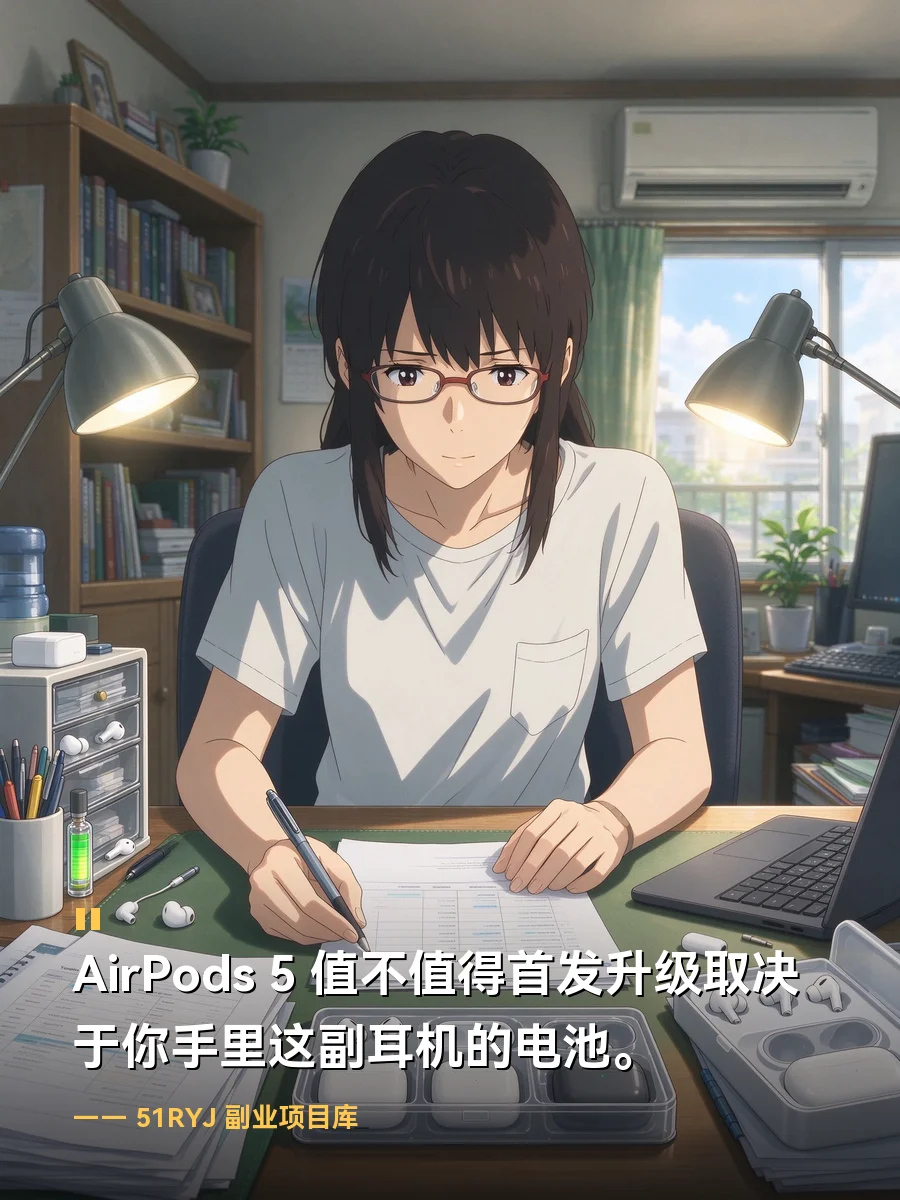 AirPods 5 值不值得首发升级取决于你手里这副耳机的电池