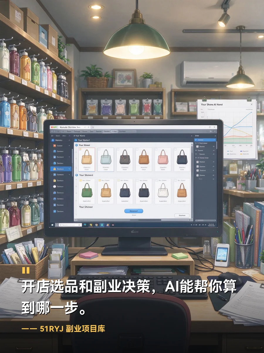 开店选品和副业决策，AI能帮你算到哪一步