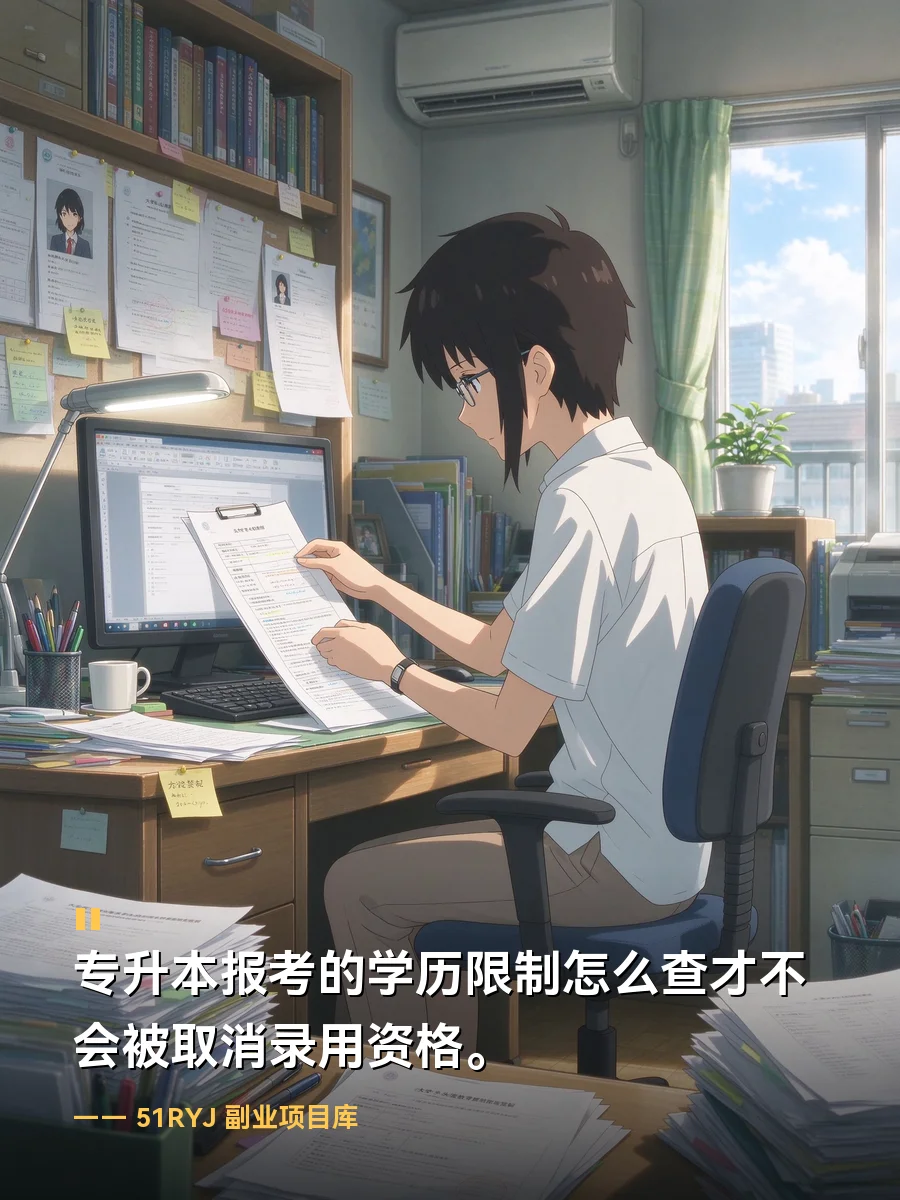 专升本报考的学历限制怎么查才不会被取消录用资格