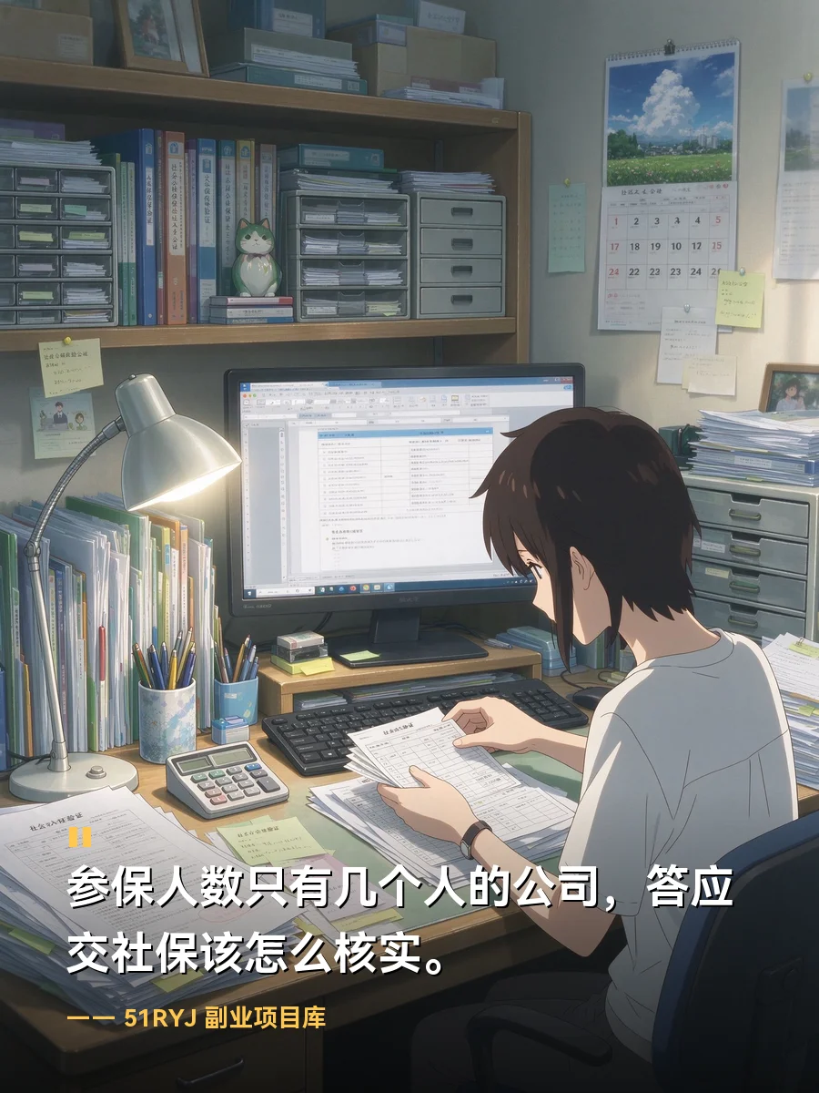 参保人数只有几个人的公司，答应交社保该怎么核实